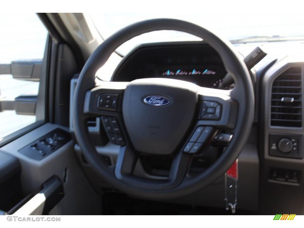 2020 F250 Super Duty XLT Crew Cab 4x4 - Stone Gray / Medium Earth Gray photo #21