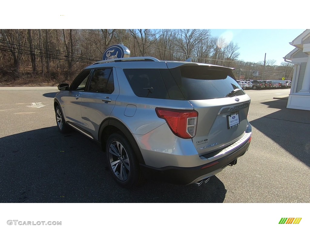 2020 Explorer Platinum 4WD - Iconic Silver Metallic / Ebony photo #5