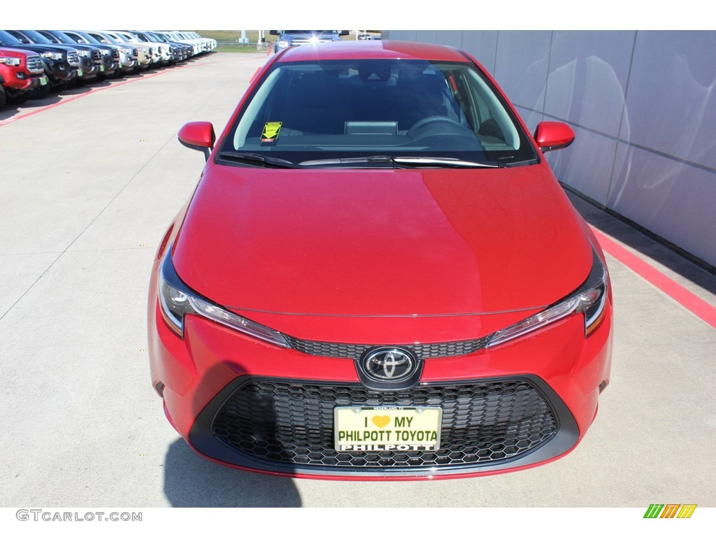 2020 Corolla LE - Barcelona Red Metallic / Black photo #3