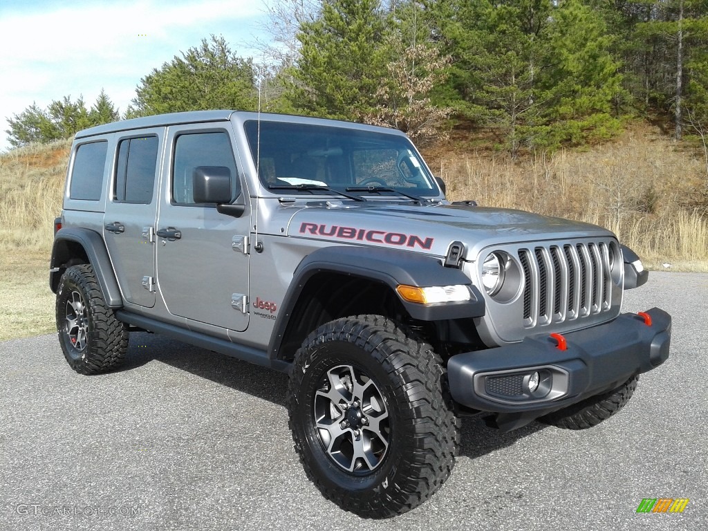 Billet Silver Metallic 2020 Jeep Wrangler Unlimited Rubicon 4x4 Exterior Photo #137241419