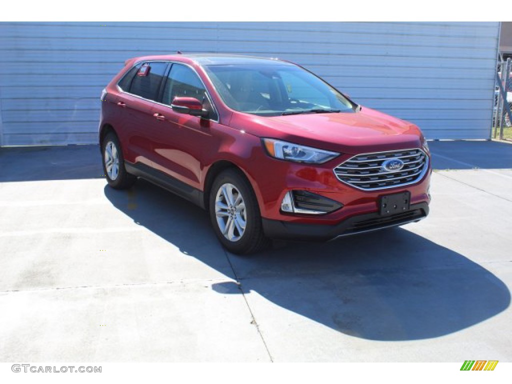 2020 Edge SEL - Rapid Red Metallic / Dune photo #2