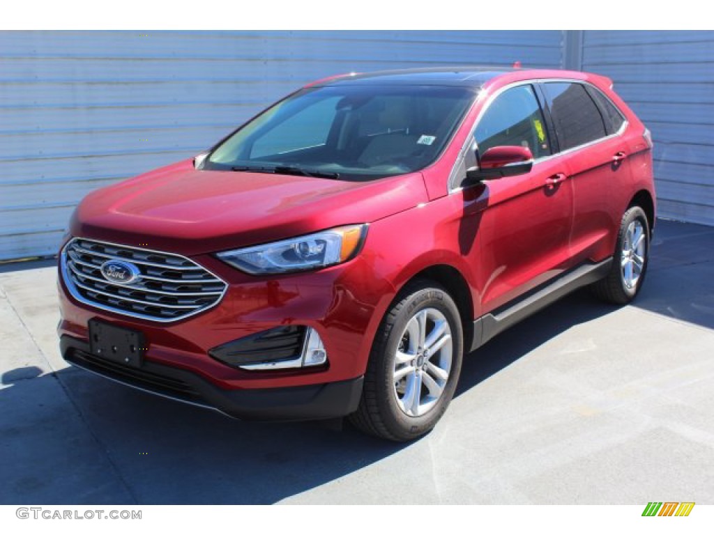 2020 Edge SEL - Rapid Red Metallic / Dune photo #4