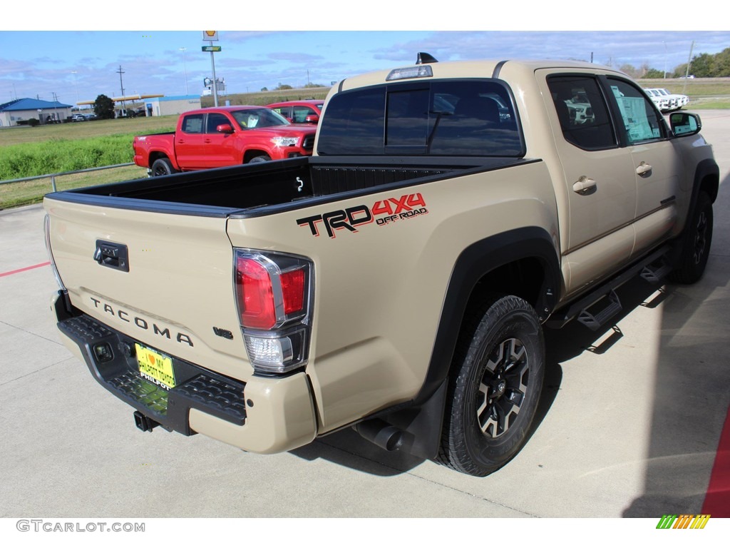 2020 Tacoma TRD Off Road Double Cab 4x4 - Quicksand / TRD Cement/Black photo #7