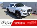 2020 Super White Toyota Tacoma TRD Off Road Double Cab 4x4  photo #1