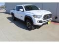 2020 Super White Toyota Tacoma TRD Off Road Double Cab 4x4  photo #2