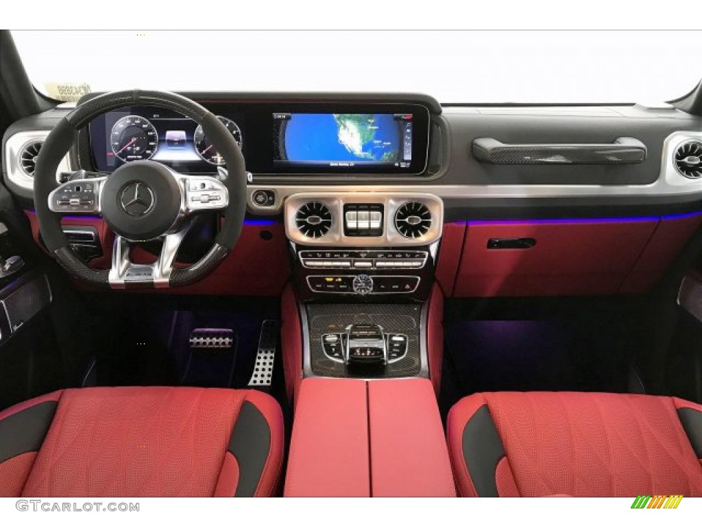 2020 Mercedes-Benz G 63 AMG Classic Red/Black Dashboard Photo #137242682