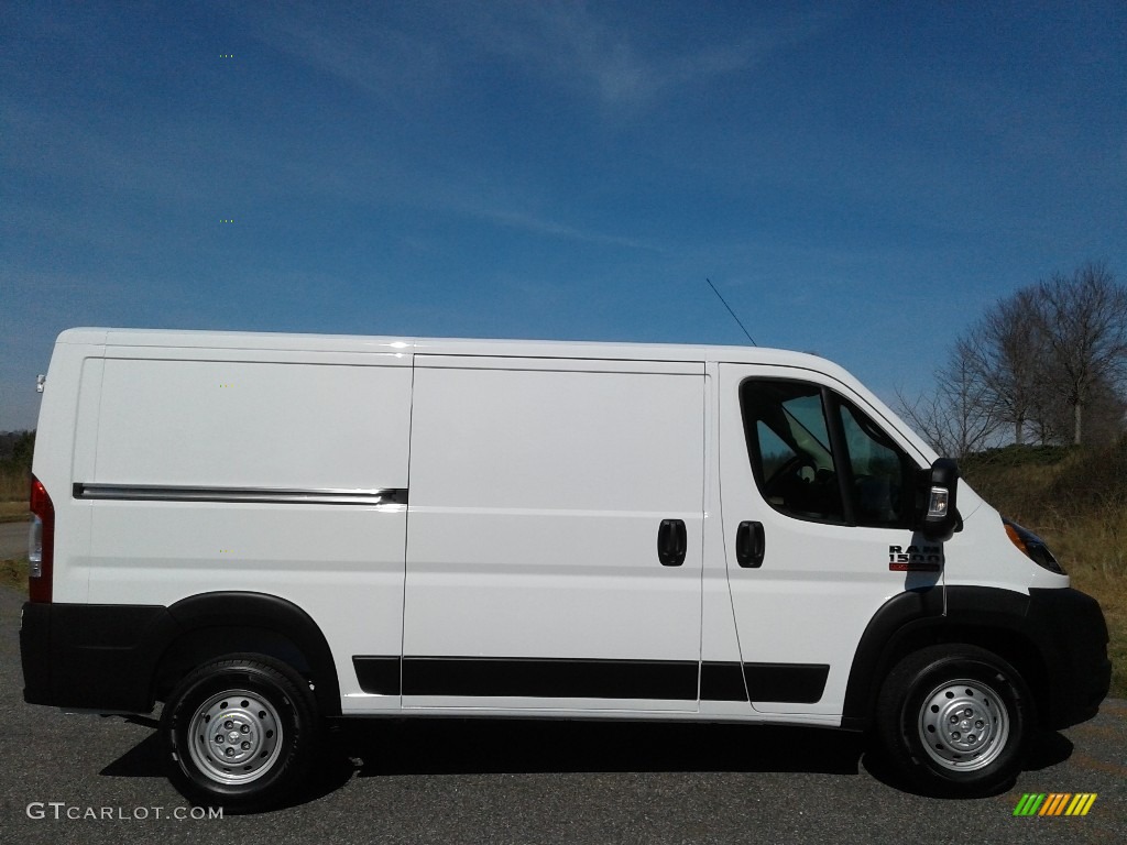 2020 ProMaster 1500 Low Roof Cargo Van - Bright White / Black photo #5