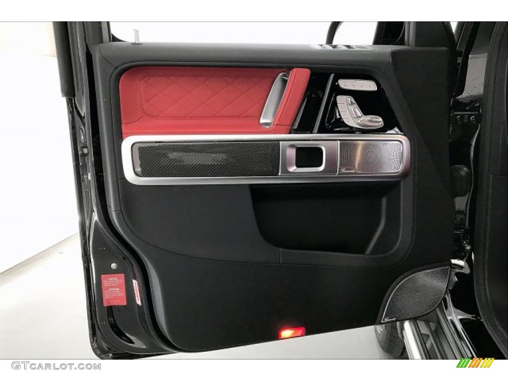 2020 Mercedes-Benz G 63 AMG Classic Red/Black Door Panel Photo #137242796