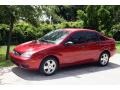 2005 Sangria Red Metallic Ford Focus ZX4 S Sedan  photo #2