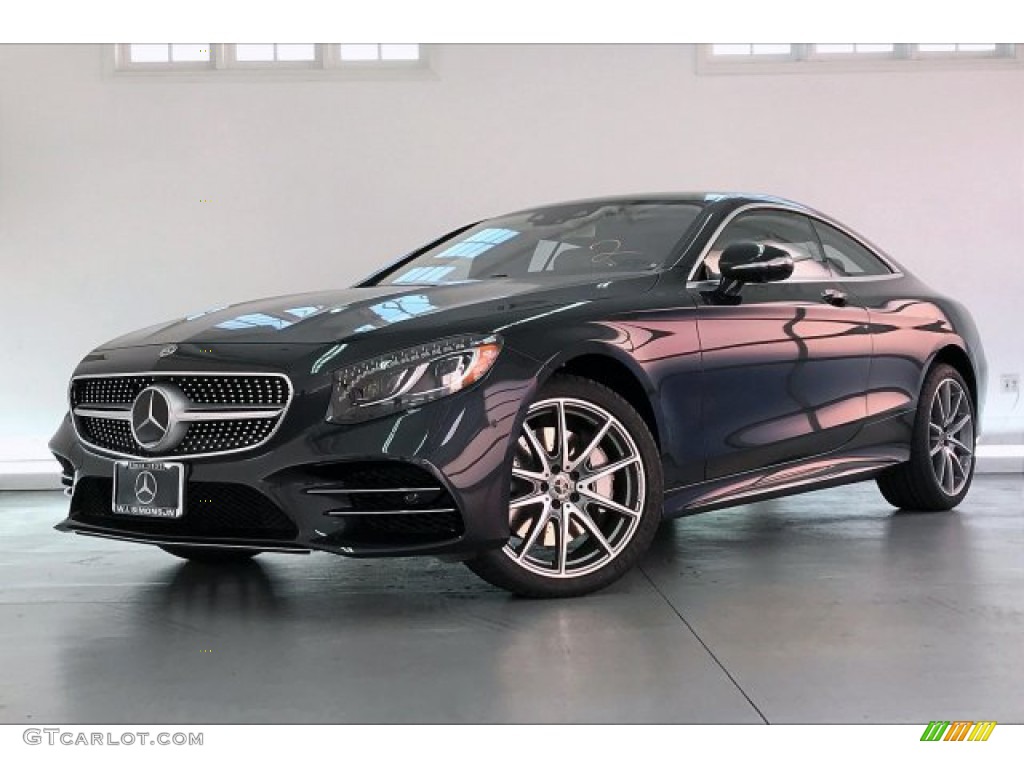 2020 S 560 4Matic Coupe - Magnetite Black Metallic / designo Porcelain/Titan Red photo #12