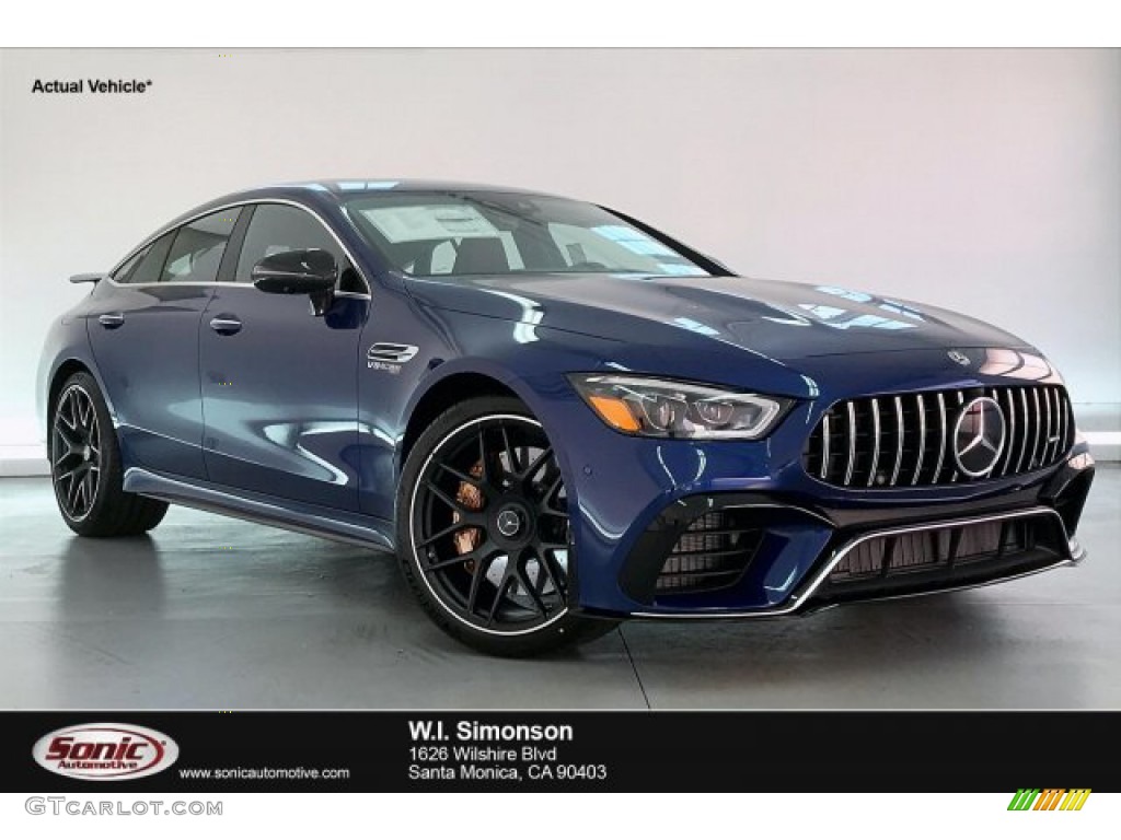 2020 AMG GT 63 S - Brilliant Blue Metallic / Black w/Dinamica photo #1