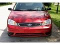 2005 Sangria Red Metallic Ford Focus ZX4 S Sedan  photo #22