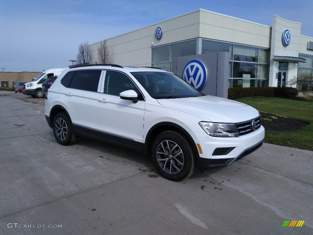 Pure White 2020 Volkswagen Tiguan SE 4MOTION Exterior Photo #137245744
