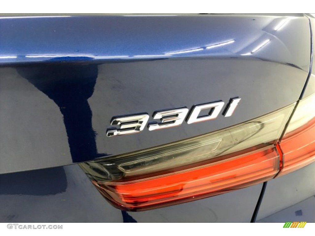 2020 3 Series 330i Sedan - Mediterranean Blue Metallic / Canberra Beige photo #7