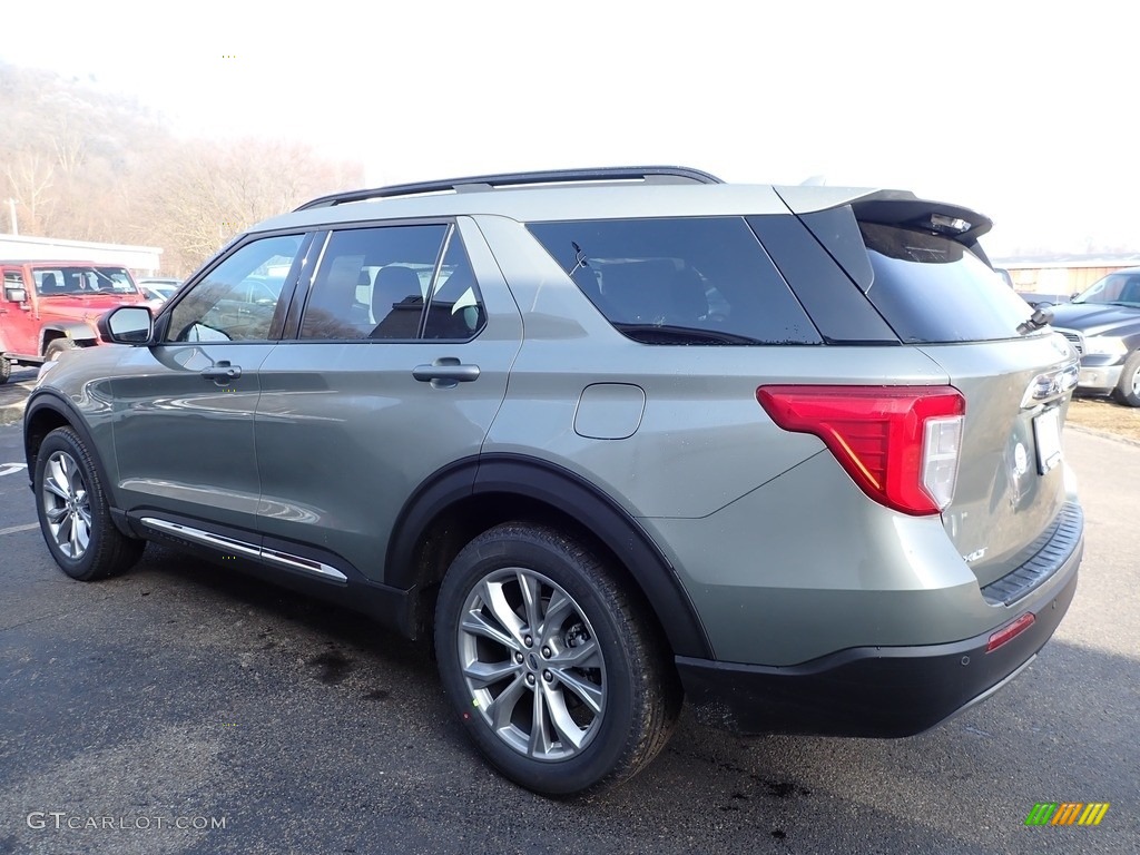 2020 Explorer XLT 4WD - Silver Spruce Metallic / Ebony photo #5