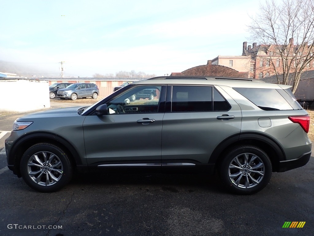 2020 Explorer XLT 4WD - Silver Spruce Metallic / Ebony photo #6