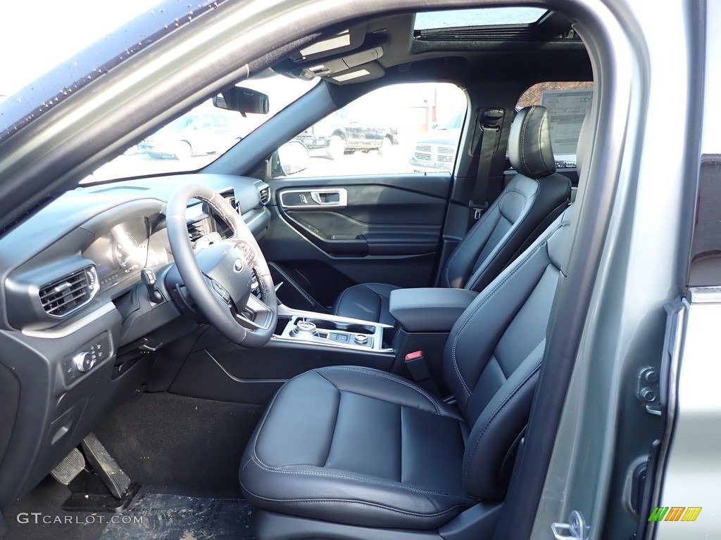 Ebony Interior 2020 Ford Explorer XLT 4WD Photo #137249449