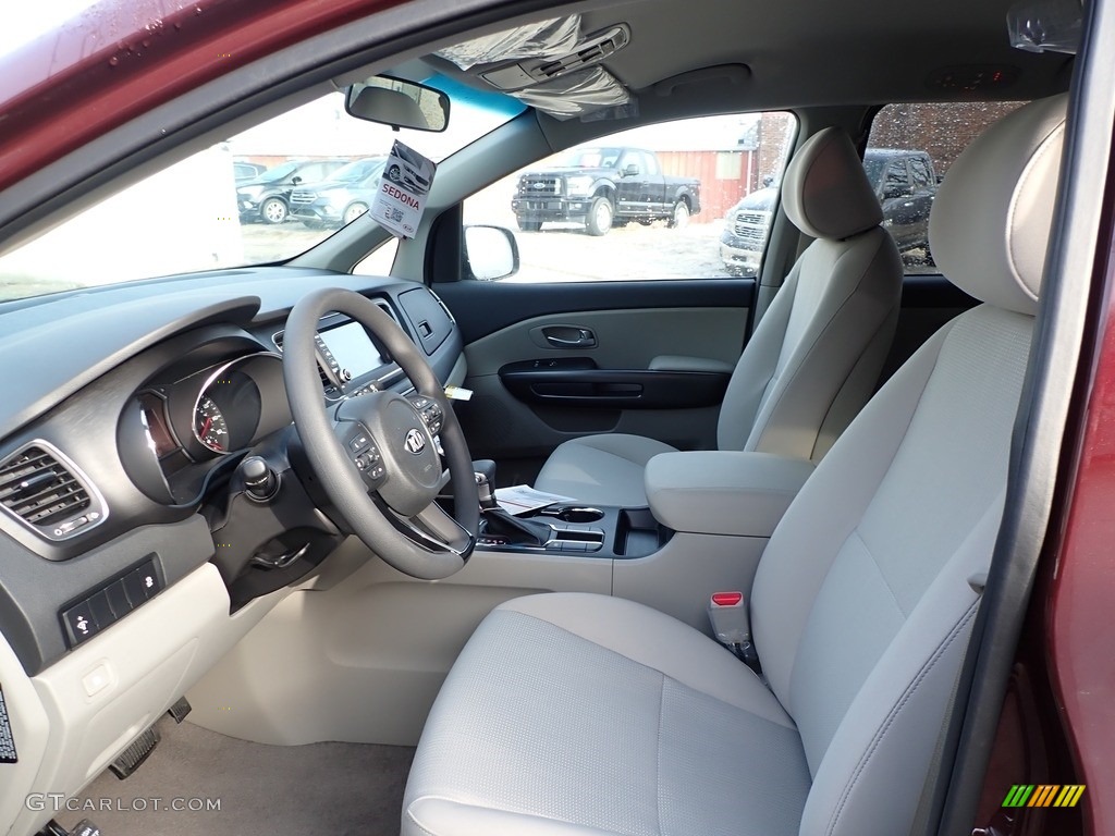 Camel Beige Interior 2020 Kia Sedona LX Photo #137250451