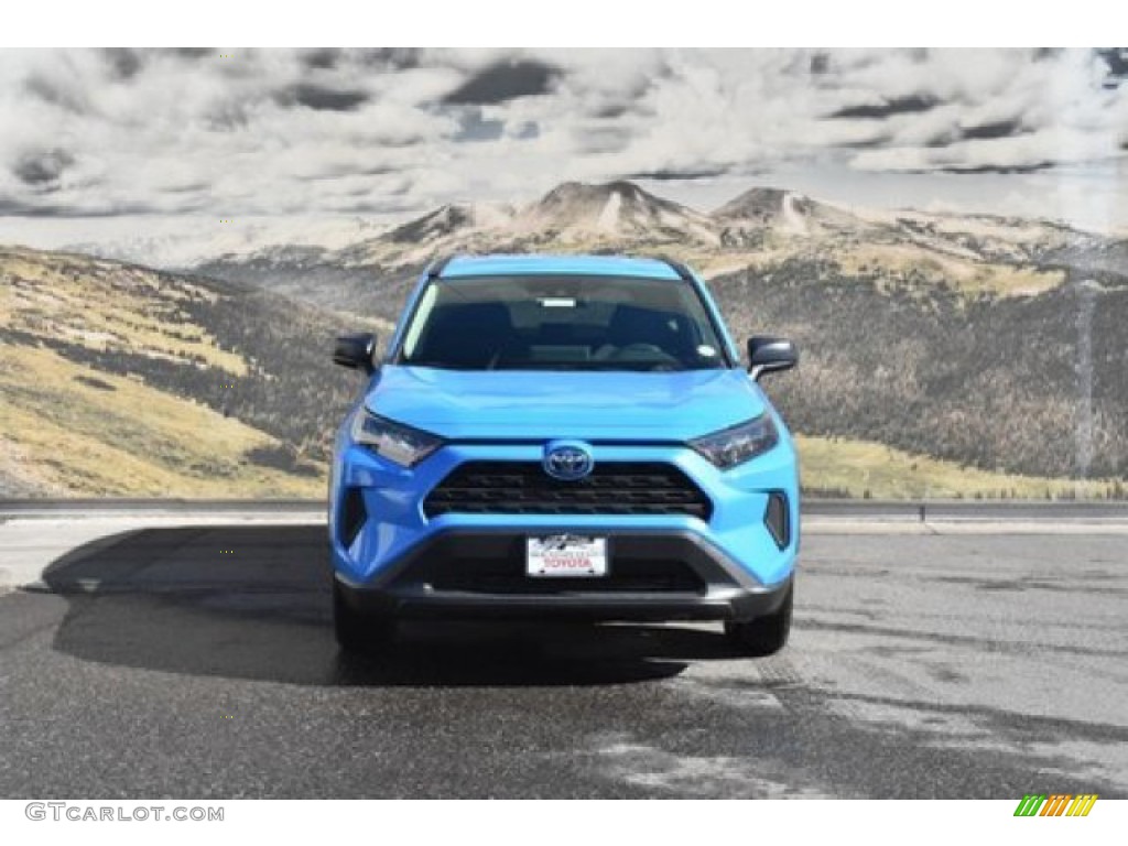 2020 RAV4 LE AWD Hybrid - Blue Flame / Black photo #2