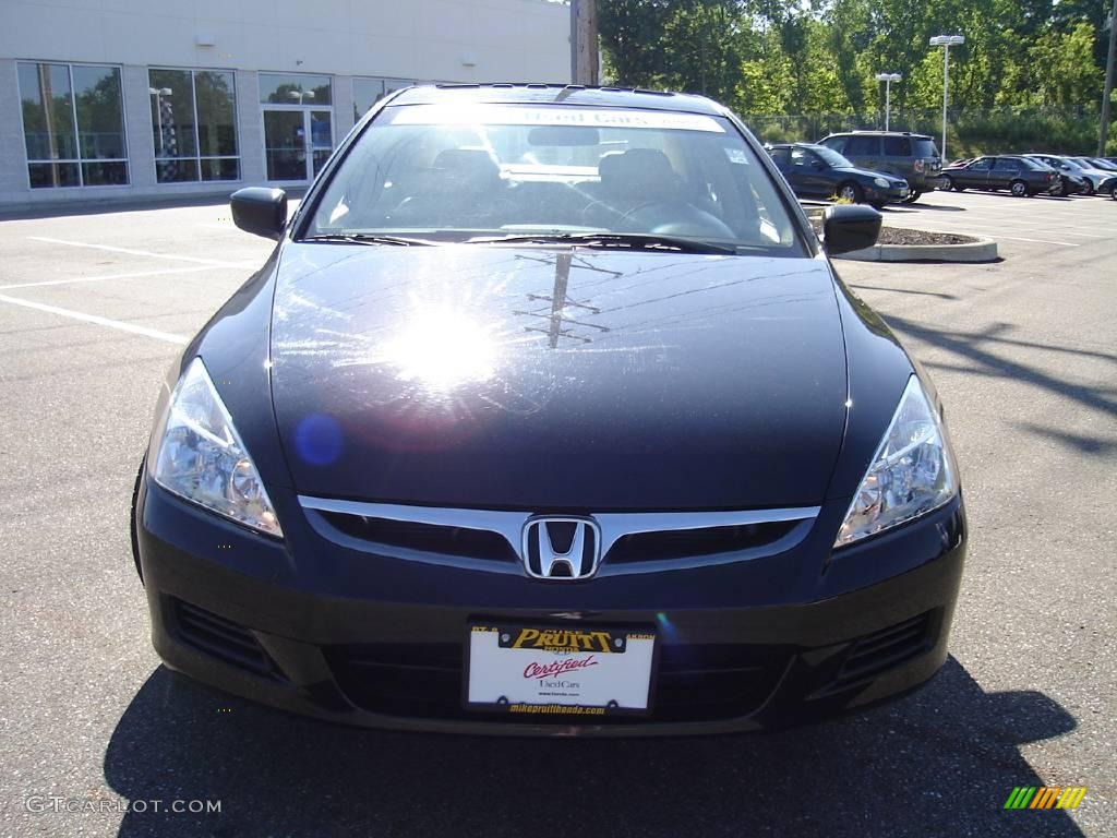 2006 Accord EX-L V6 Sedan - Nighthawk Black Pearl / Ivory photo #8