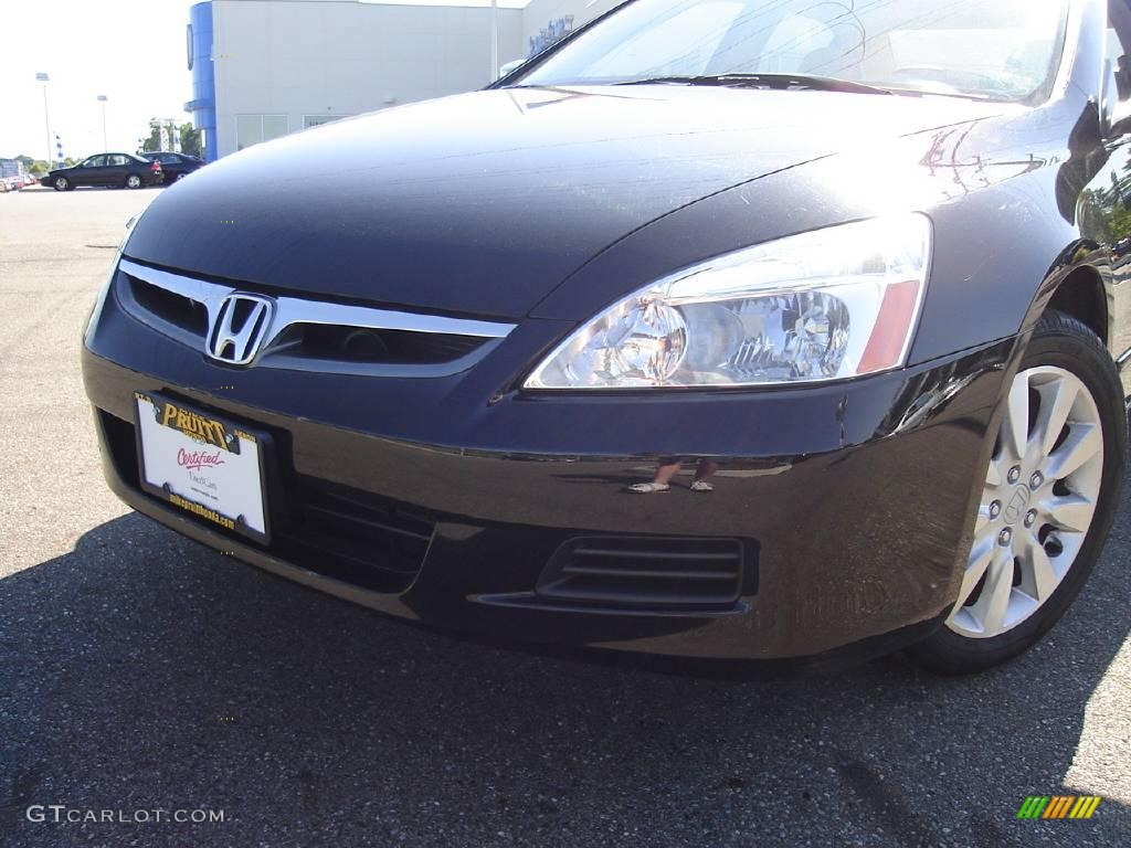 2006 Accord EX-L V6 Sedan - Nighthawk Black Pearl / Ivory photo #9