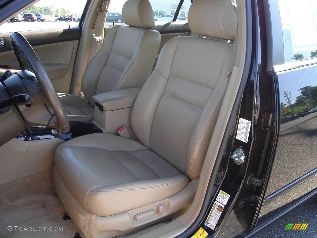 2006 Accord EX-L V6 Sedan - Nighthawk Black Pearl / Ivory photo #13