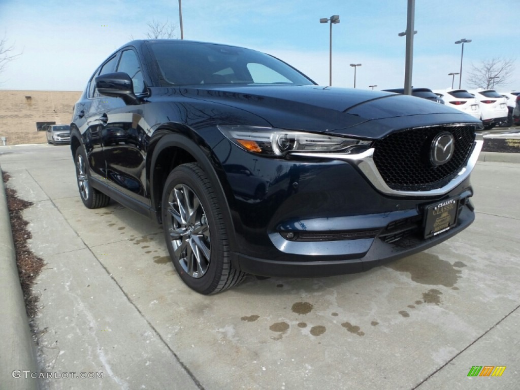 2020 CX-5 Signature AWD - Deep Crystal Blue Mica / Caturra Brown photo #1