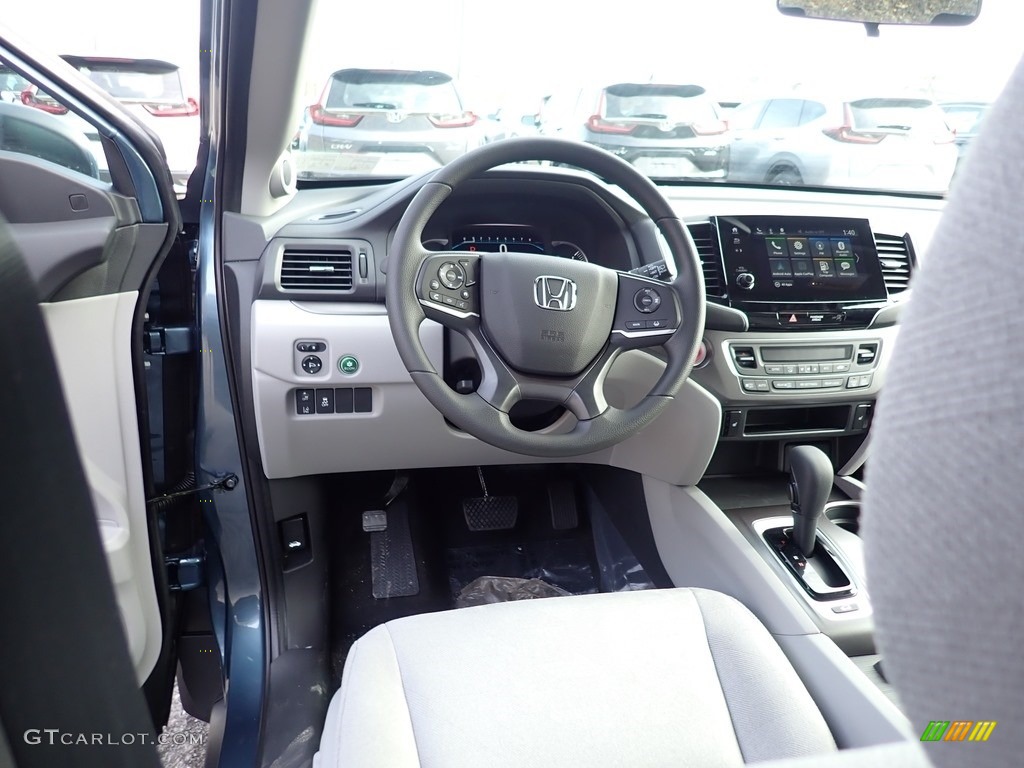 Gray Interior 2020 Honda Pilot EX AWD Photo #137253775