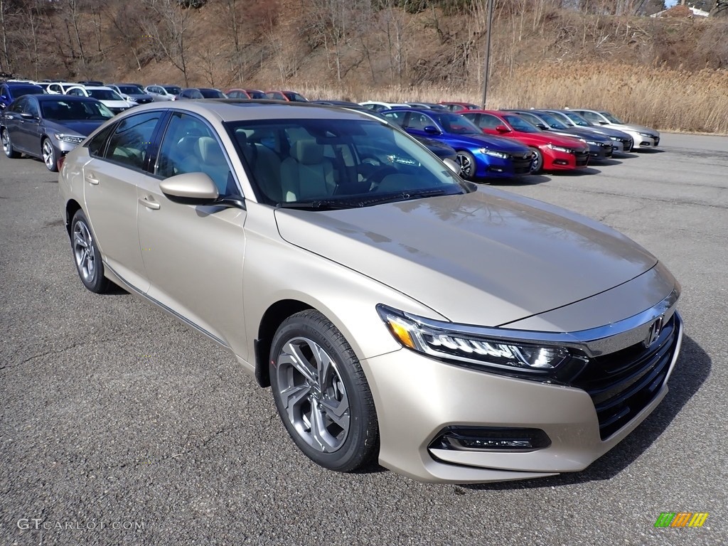 Champagne Frost Pearl 2020 Honda Accord EX Sedan Exterior Photo #137254405