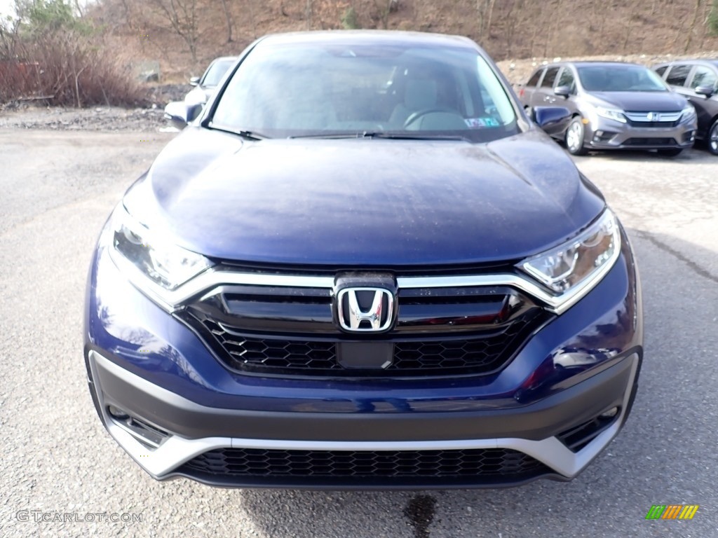 2020 CR-V EX AWD - Obsidian Blue Pearl / Gray photo #6