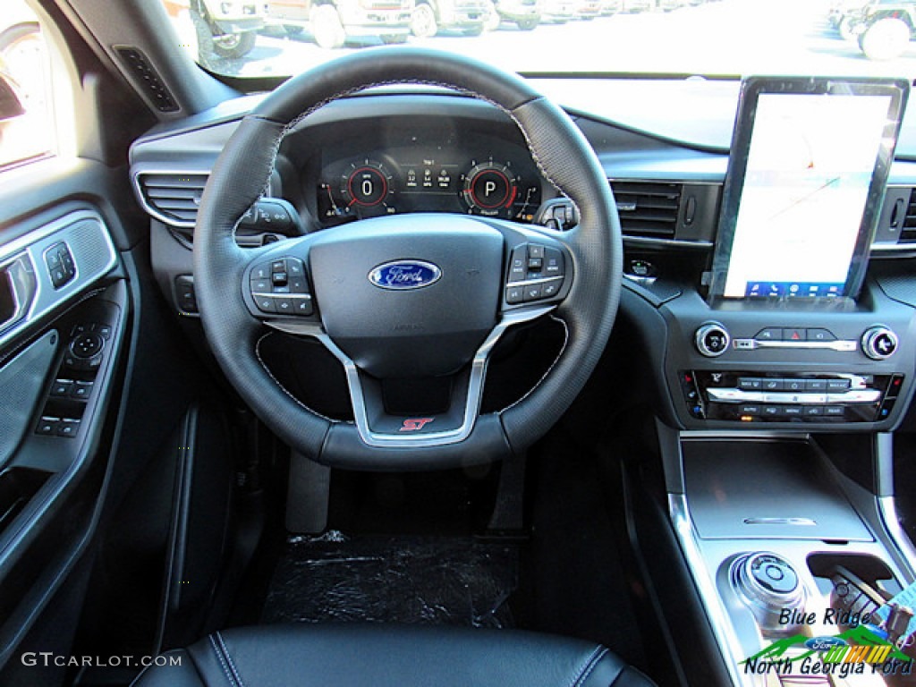2020 Explorer ST 4WD - Star White Metallic Tri-Coat / Ebony photo #21