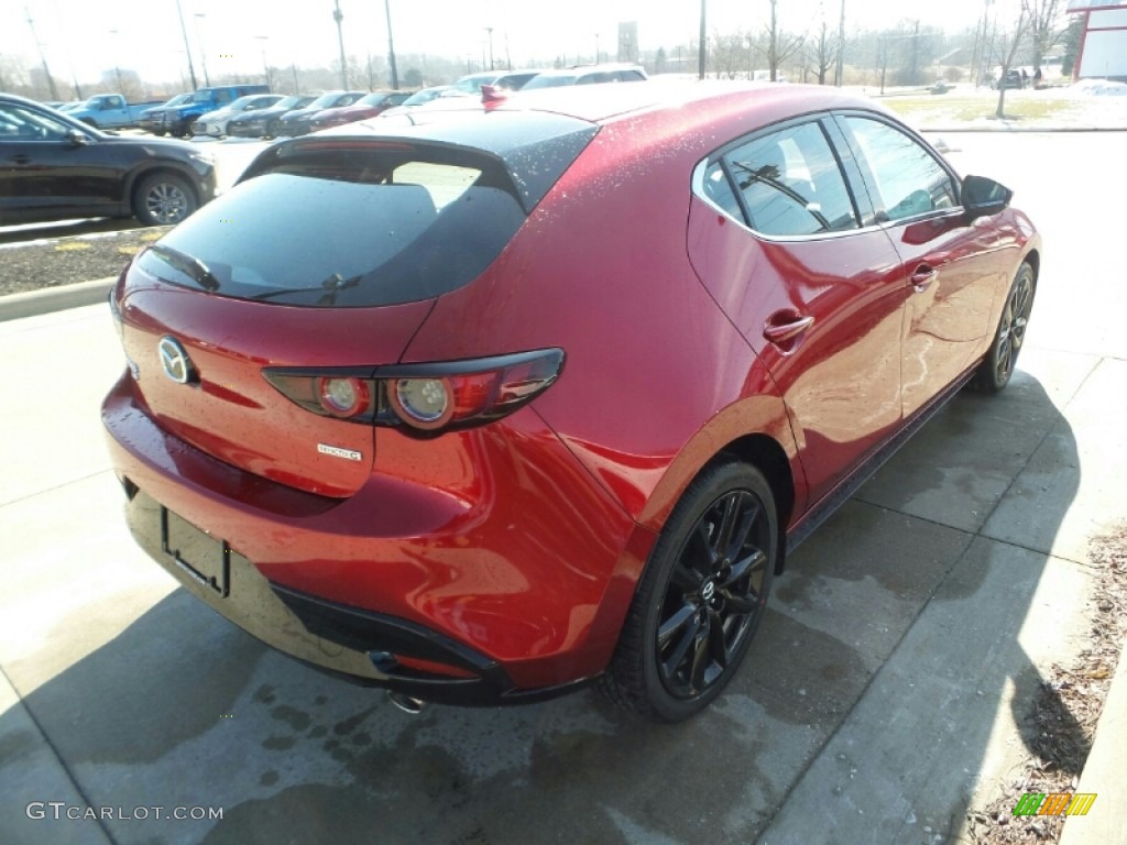 2020 MAZDA3 Premium Hatchback AWD - Soul Red Crystal Metallic / Black photo #7