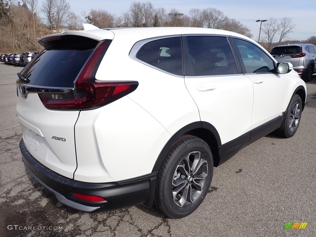 2020 CR-V EX-L AWD - Platinum White Pearl / Black photo #4