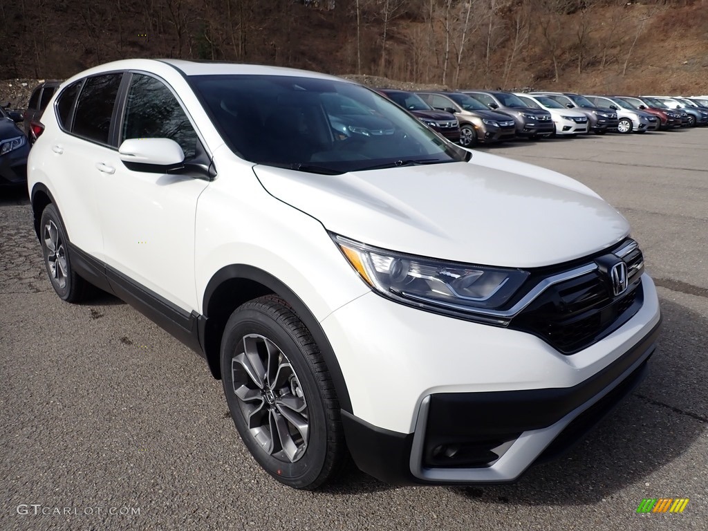 2020 CR-V EX-L AWD - Platinum White Pearl / Black photo #5