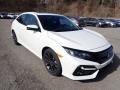 Platinum White Pearl - Civic EX Hatchback Photo No. 5