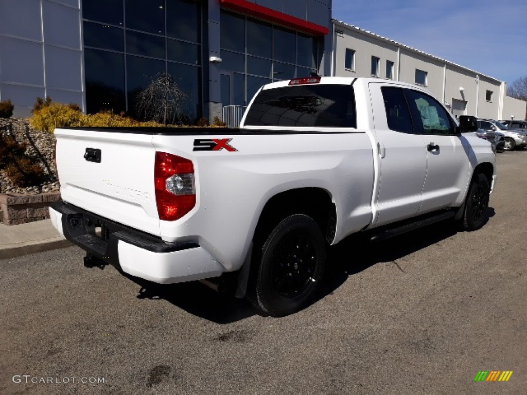 2020 Tundra SX Double Cab 4x4 - Super White / Graphite photo #48