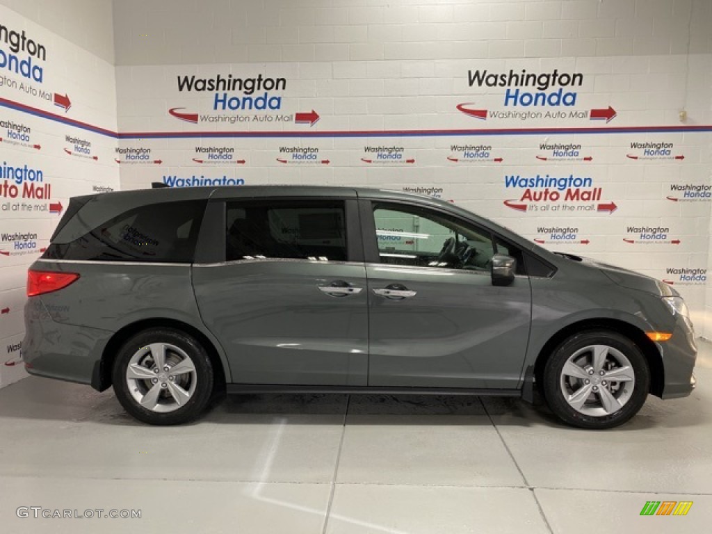 2020 Odyssey EX-L - Forest Mist Metallic / Beige photo #1