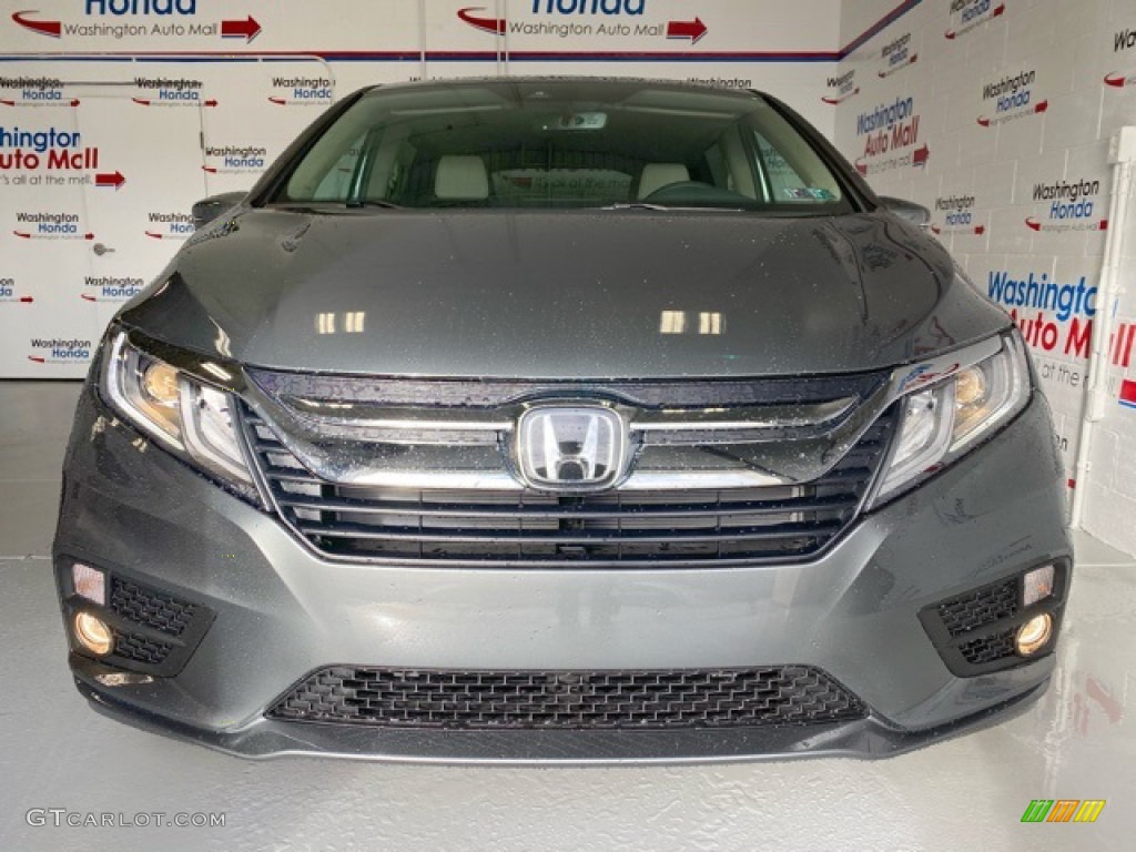 2020 Odyssey EX-L - Forest Mist Metallic / Beige photo #3
