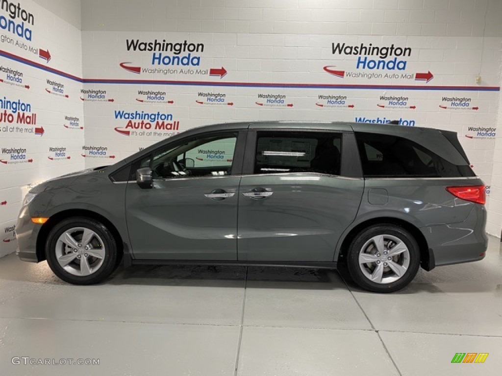 2020 Odyssey EX-L - Forest Mist Metallic / Beige photo #5