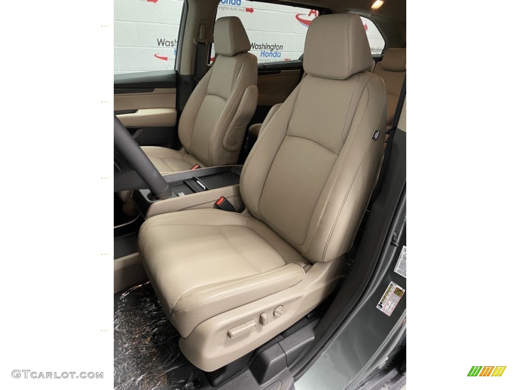 2020 Odyssey EX-L - Forest Mist Metallic / Beige photo #14