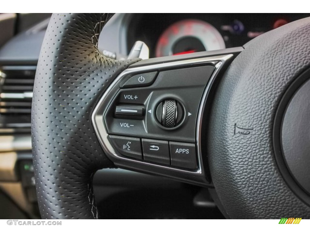 2020 Acura RDX A-Spec Ebony Steering Wheel Photo #137261368