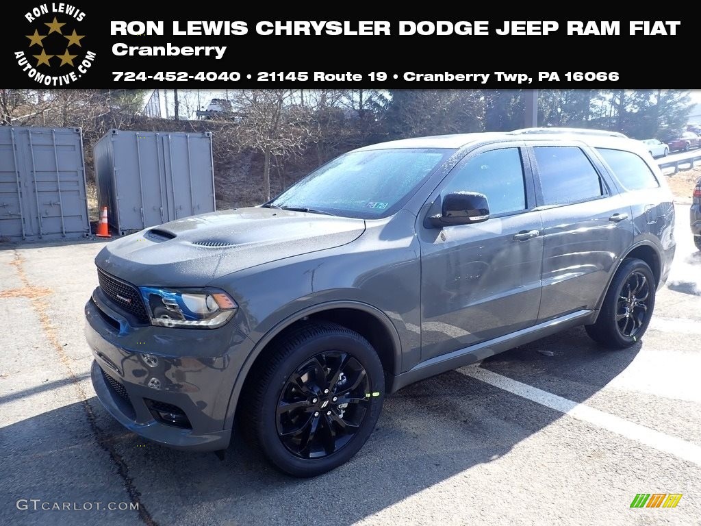2020 Durango GT AWD - Destroyer Gray / Black photo #1