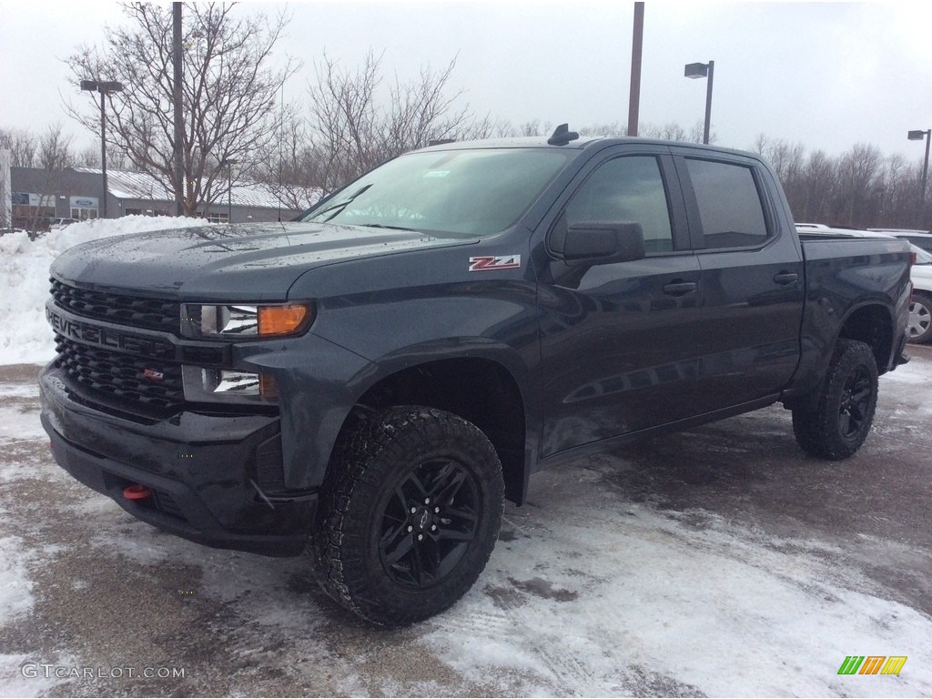 2020 Silverado 1500 Custom Trail Boss Crew Cab 4x4 - Shadow Gray Metallic / Jet Black photo #5