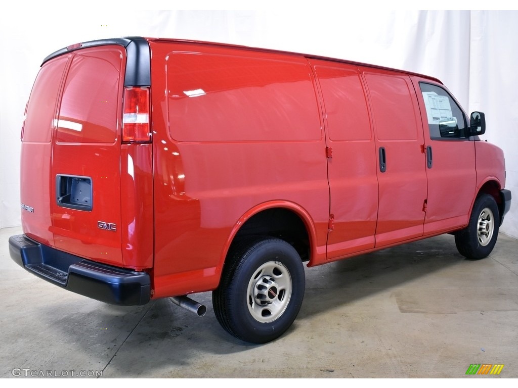 2020 Savana Van 2500 Cargo - Cardinal Red / Medium Pewter photo #2