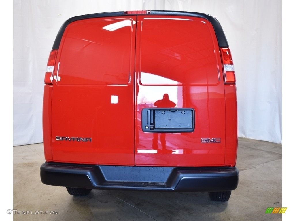 2020 Savana Van 2500 Cargo - Cardinal Red / Medium Pewter photo #3