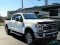 2020 Star White Ford F350 Super Duty Lariat Crew Cab 4x4  photo #7