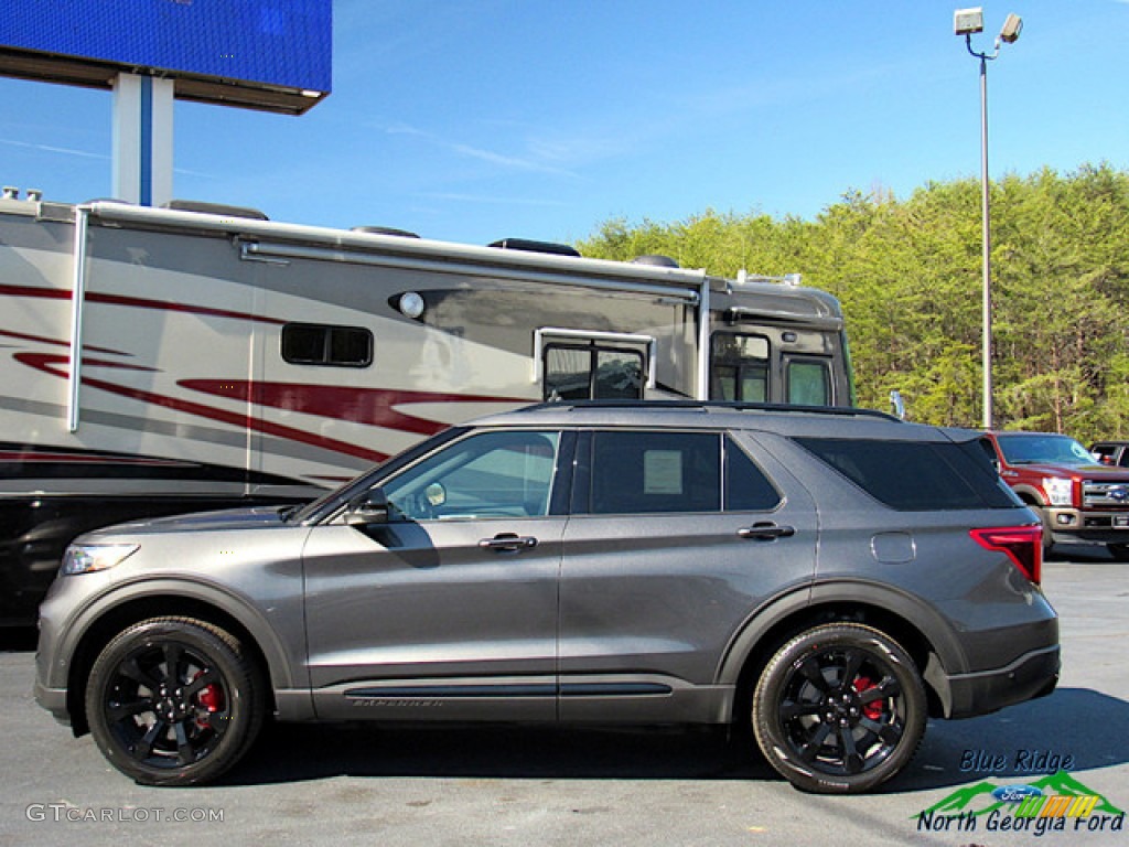 2020 Explorer ST 4WD - Magnetic Metallic / Ebony photo #2