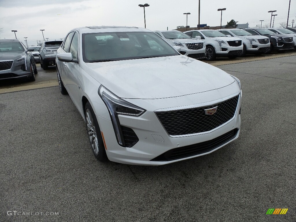 2020 CT6 Luxury AWD - Crystal White Tricoat / Sahara Beige photo #1