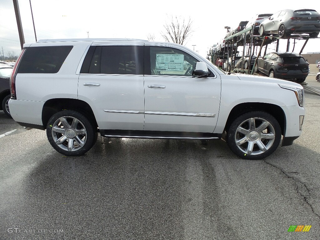 2020 Escalade Luxury 4WD - Crystal White Tricoat / Shale photo #2