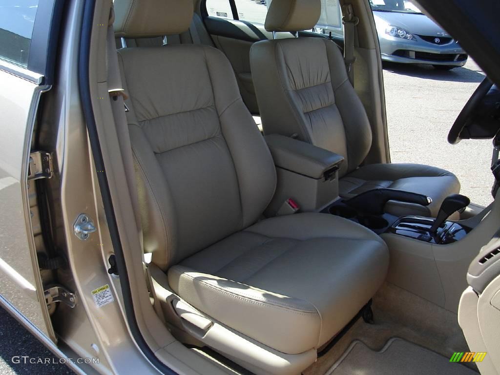 2006 Accord EX-L Sedan - Desert Mist Metallic / Ivory photo #14